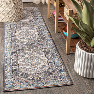 Kesan Vintage Medallion Area Rug
